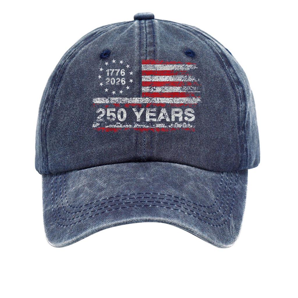 American Anniversary Commemorative Hat Printed Baseball Hat