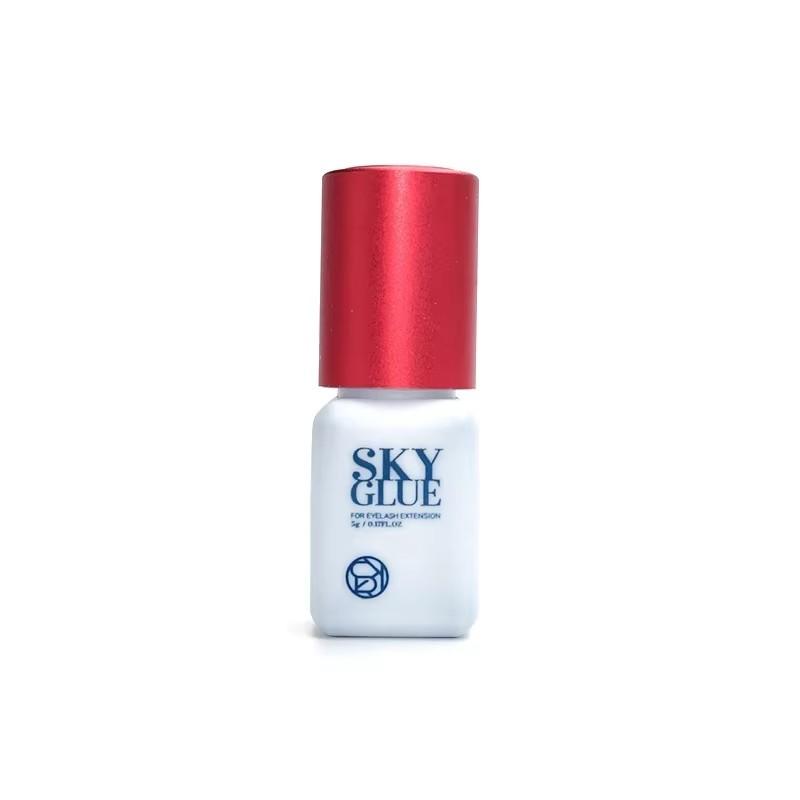 Korea Original 5ml Sky Glue Lady Black Powerful Lash Glue for Eyelash Extensions Low Irritation 1-2 Second Fast Drying Glue