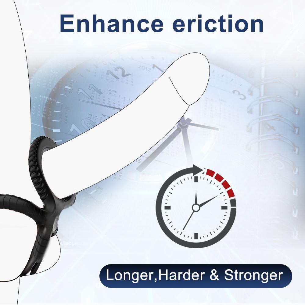 Silicone Penis Ring Scissors Semen Cock Ring Dick Erection Cock Ring Delay Ejaculation Men Sex Toys Adult Sex Products Joinjjtoy