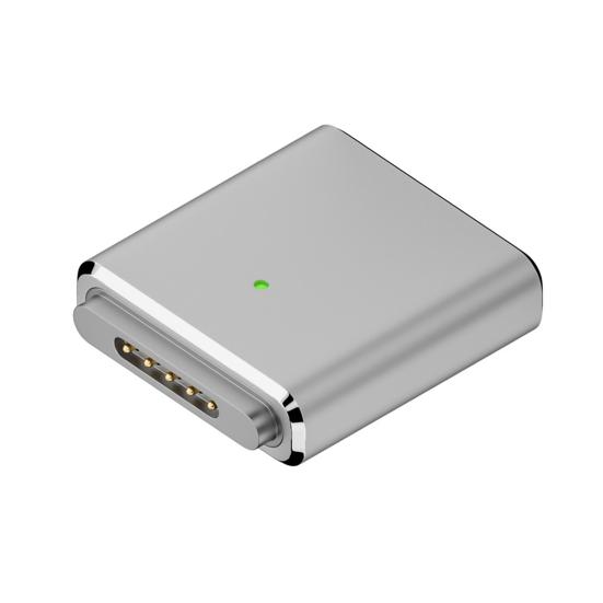 Adapter Type-C Female To 5pin High Power Output 100W Sensible LED Indicator Light Converter for MacBook/Pro/Air