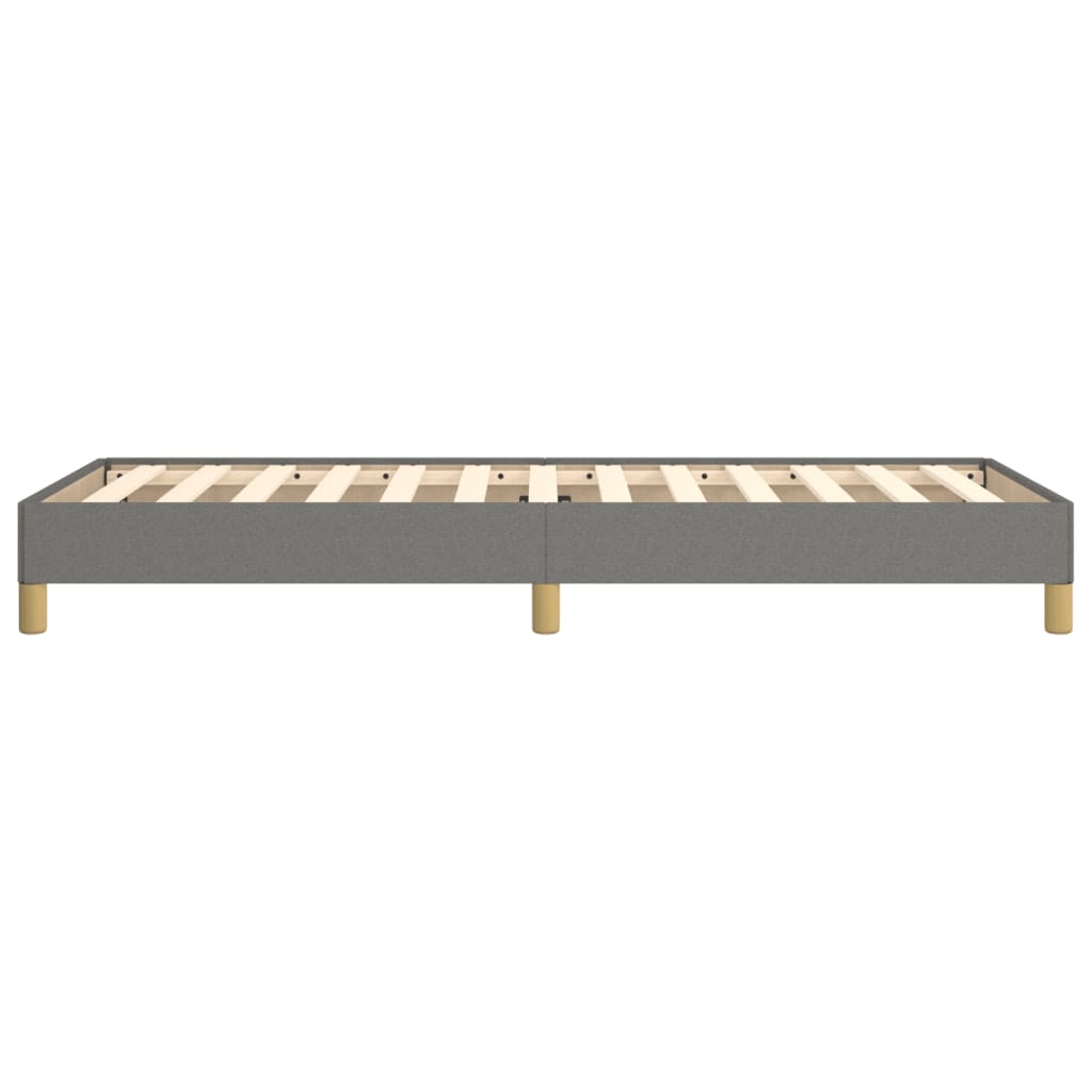 Vidaxl Bed Frame Without Mattress, Dark Gray, 90X200 Cm, Upholstered