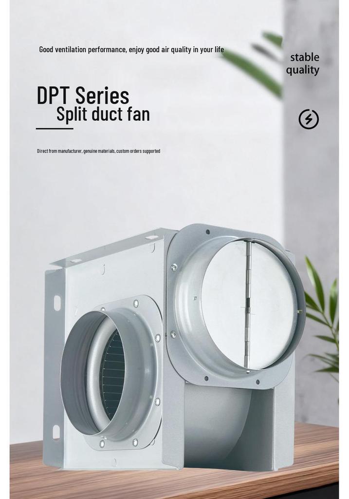 DPT Series Low-Noise Split Ducted Fan for Hotel and Guesthouse Bathrooms