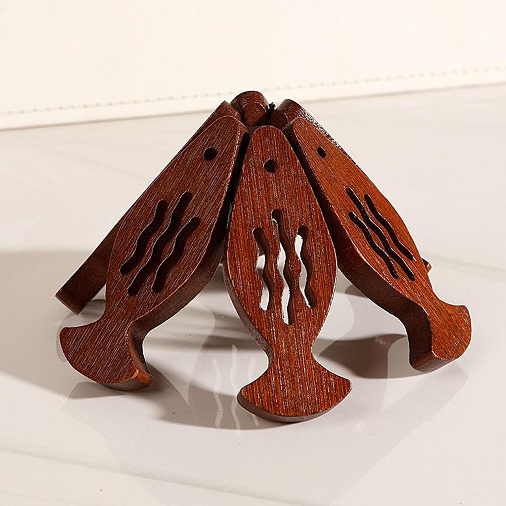 Tree Trivet Set Heat-Resistant Foldable Pot Holders Placemat Christmas Tree Trivet For Pans Bowls Teapots Drinks Plates