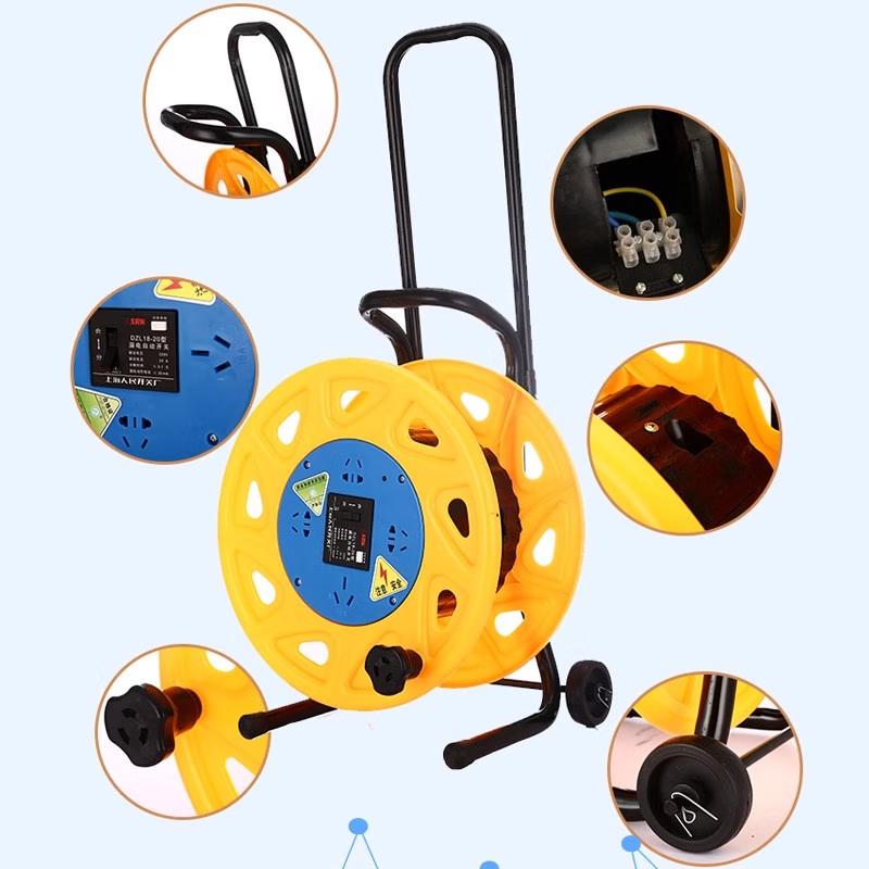 Mobile Cable Reel with Sockets (Empty)