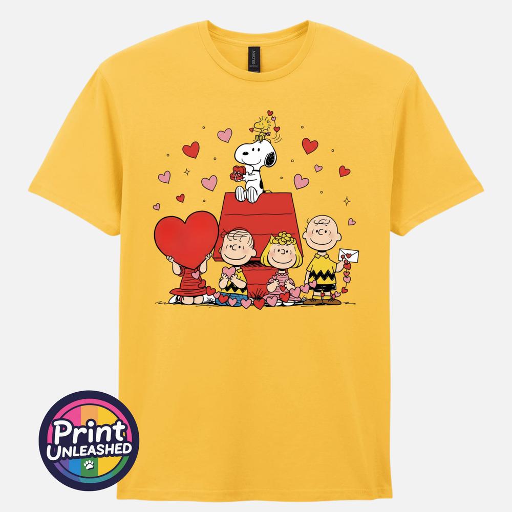 Fun Beagle Friends Graphic TShirt Adult Unisex Cute Tee S2XL Love Friendship