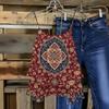 Women's Floral Print Strapless Tube Top Sleeveless Double Layer Cami
