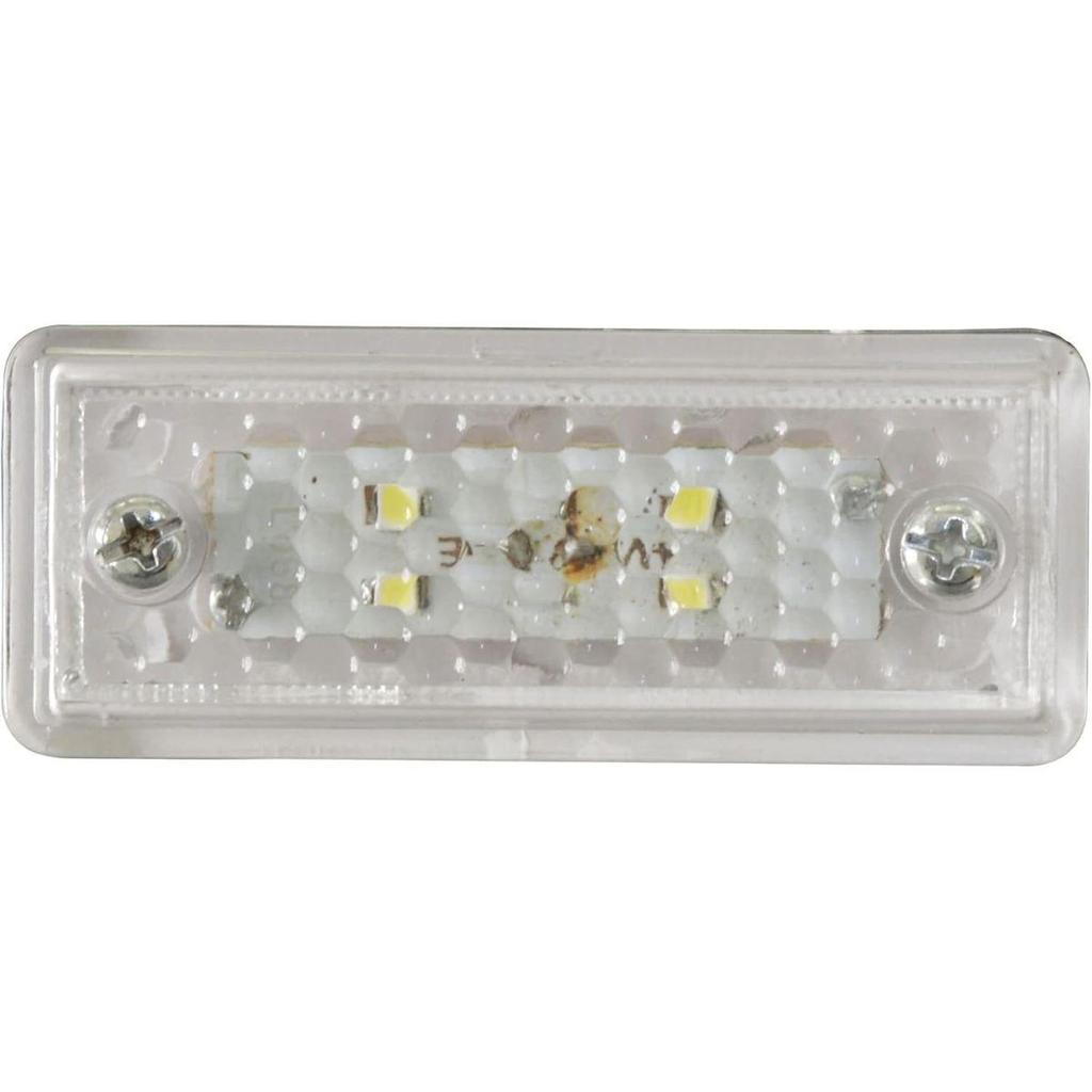 APSMOTIV 12v LED Side Marker Lights Suitable for Truck Trailer Buses Caravan Campervan and Coaches. (Clear)