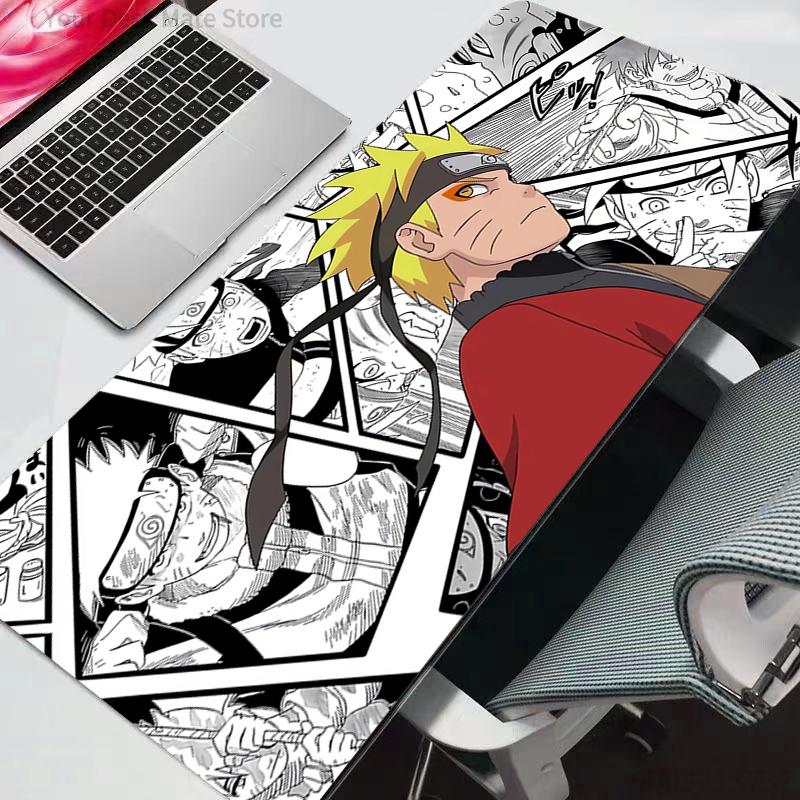 Mouse Pad Gamer Naruto Desk Mat PC Computer Sexy Anime Mousepad Keyboard Gaming Accessories Mausepad Durable Desk Mat