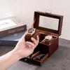 ProCase Watch 3 Slot Watch Display Case with Watch Case with Glass 2 Layer Jewelry Storage Holder Organizer Men's Box, Drawer, Men's Lid,