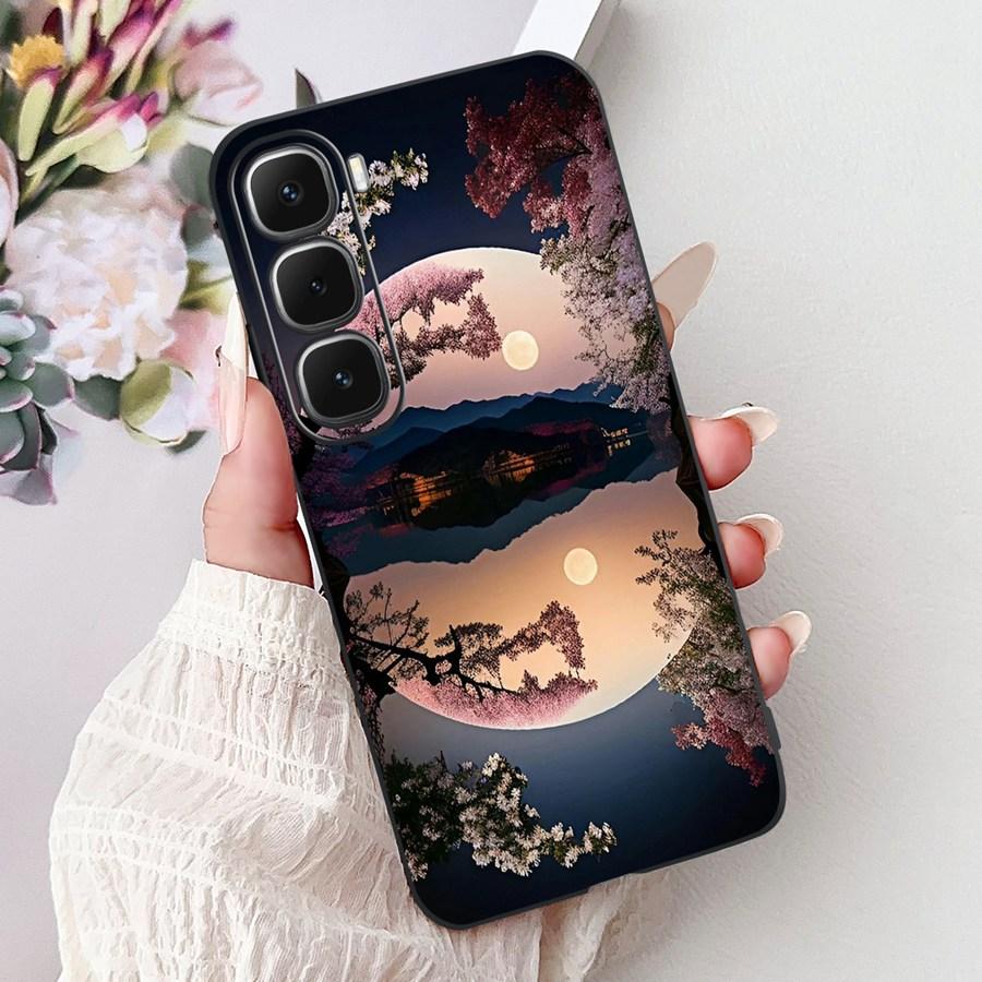 For Infinix Hot 60 Hot60i Case Cover lovely heart Pattern Soft Silicone Funda for infinix hot 60 Hot 60 i X6728 Shockproof Capa