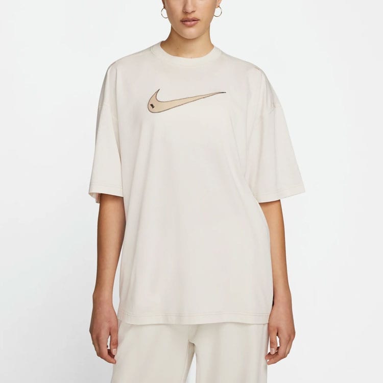 Nike Sportswear Swoosh Women's Short-Sleeve Top White DM6212-030