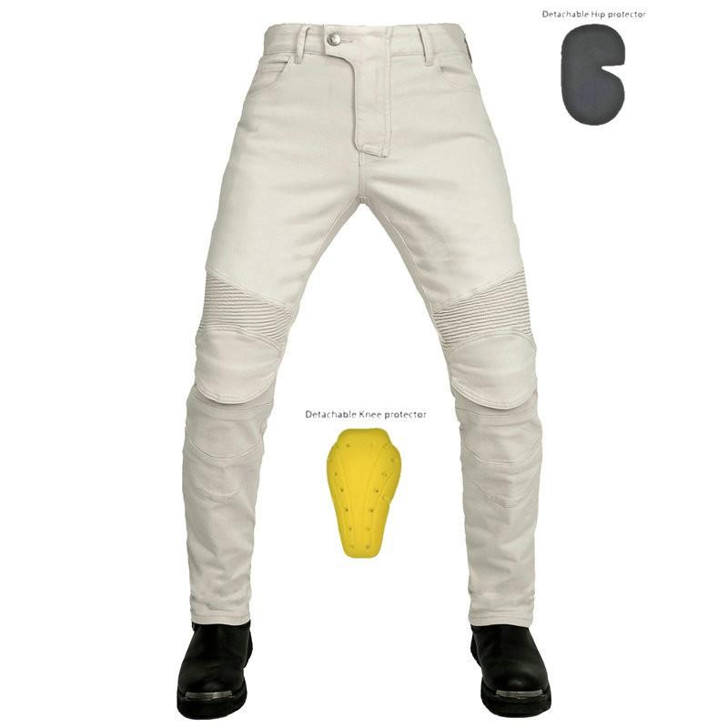 Mens Straight Fit Motorcycle Riding Jeans