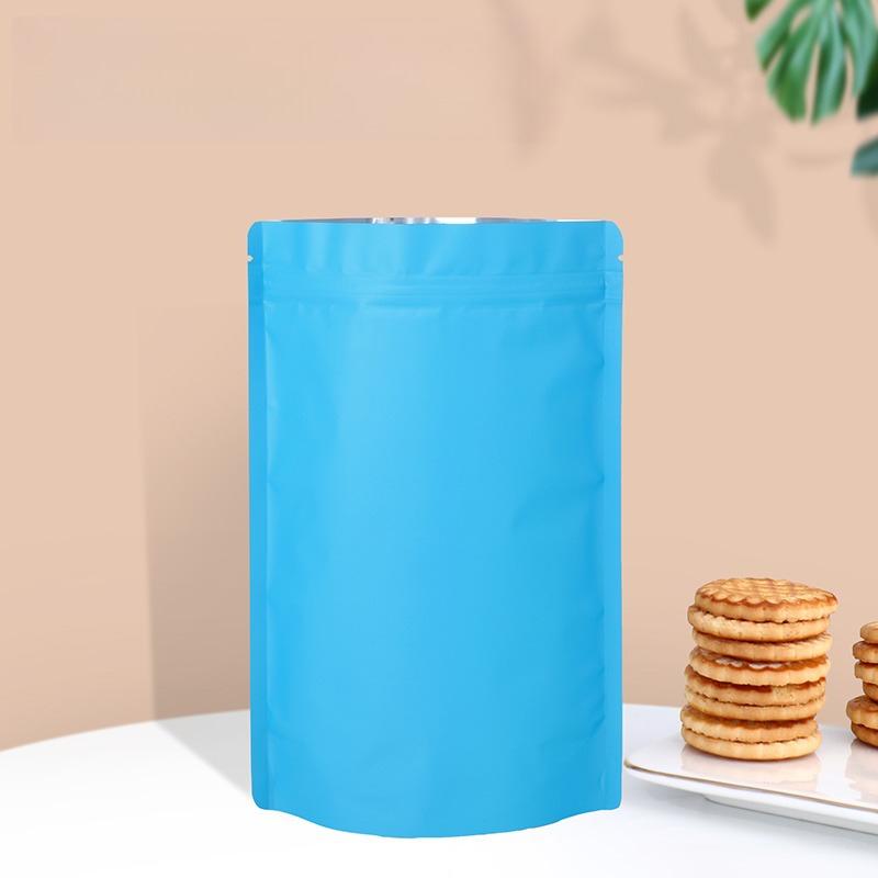 Aluminum Foil Self-supporting Self Sealing Bag, Colored Light Proof and Moisture-proof Packaging Bag, Used for Fish Bait/tea Powder/food Seasoning