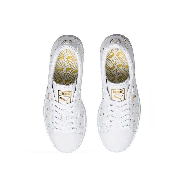 PUMA Basket Studs 'White' Women's 369298-01