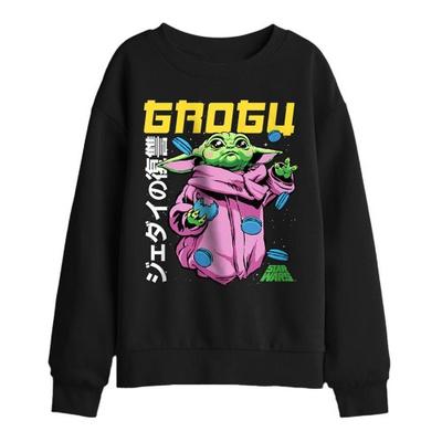 Star Wars The Mandalorian Childrens/Kids Grogu Macaroon Neon Sweatshirt