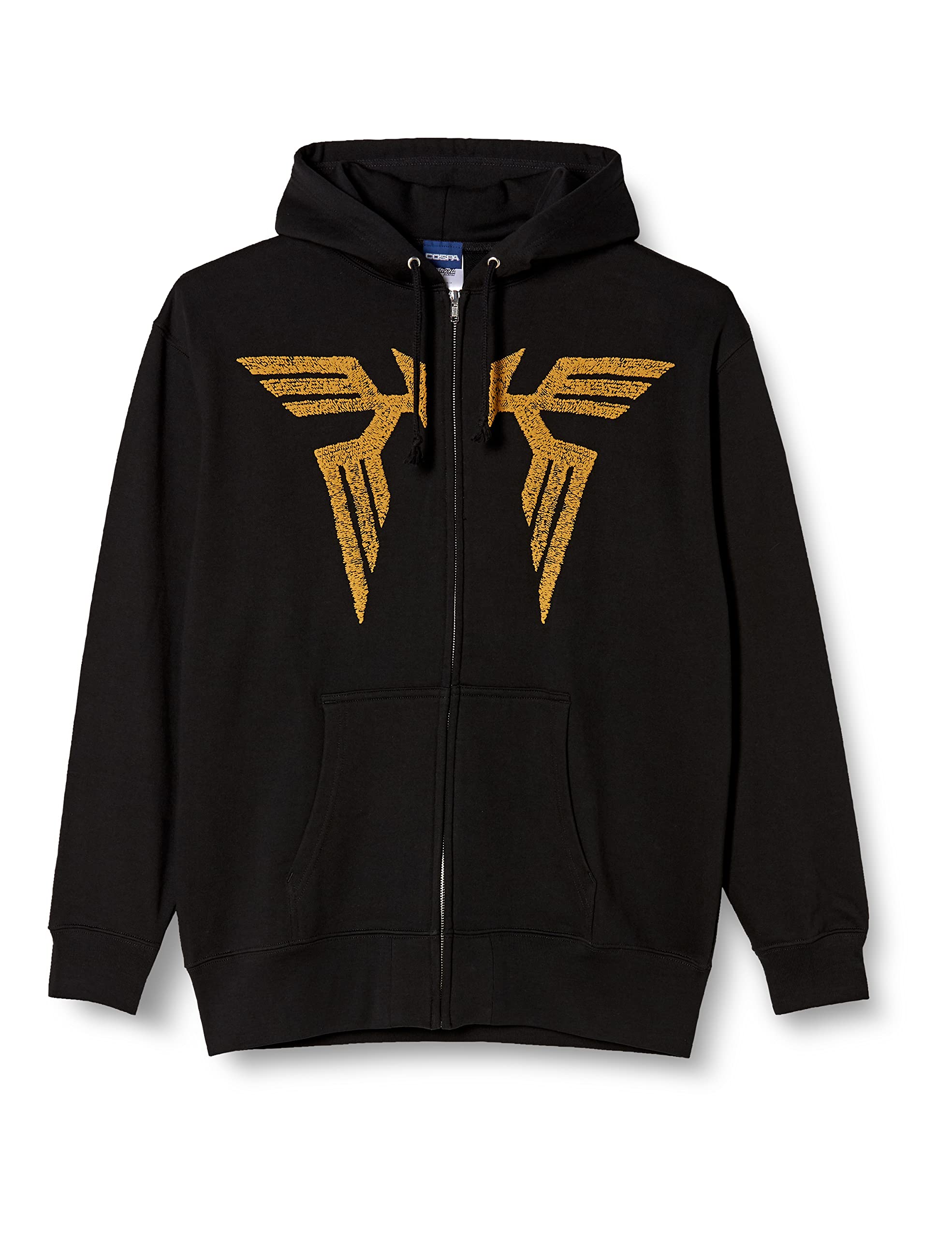 

Mobile Suit Gundam Cloak Вышитый стиль печати Zip Parka Black XL Size [COSPA] Char s чёрный