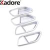 For Kia Rio 4 X-line 2018  Carbon Fiber Car ide Inner Door Handle Bowl Cover Trim Interior Mouldings Accessories