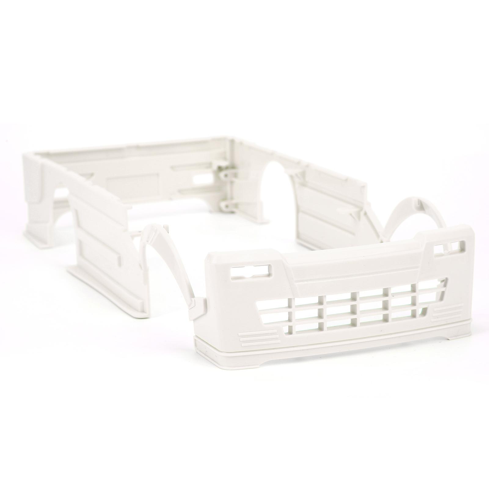 

RC Широкий Кузов Комплект Велика Навколишня Кришка Світлодіодні Світла Модифікаційні Комплекти для WPL D12 RC Вантажівки БілийЧервоний червоний