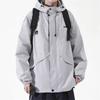 Vyriškas striukė su gobtuvu Pavasarinė ir rudeninė Nauja Laisvalaikio Darbinė striukė Vandeniui atspari striukė