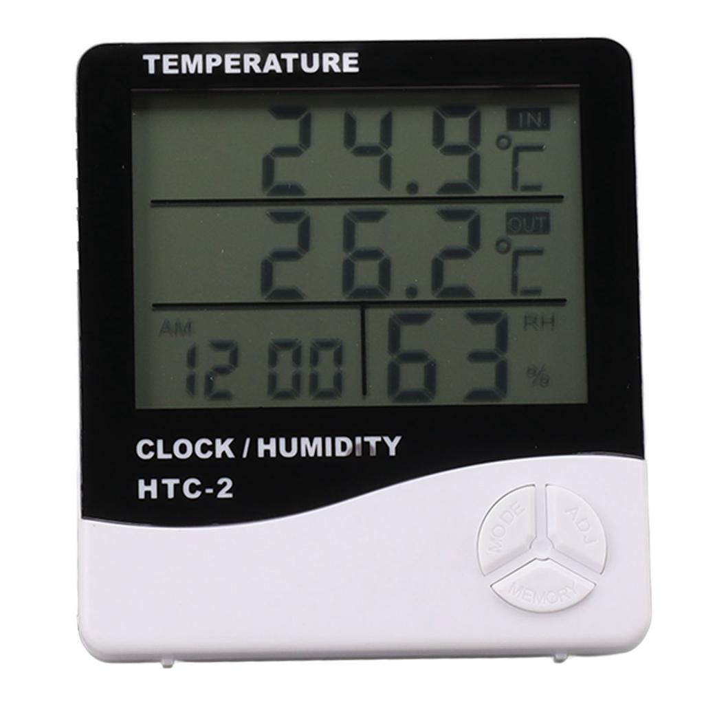 Termometro per interni ed esterni Igrometro digitale ad alta precisione Display a schermo grande Indicatore monitor di temperatura e umidità