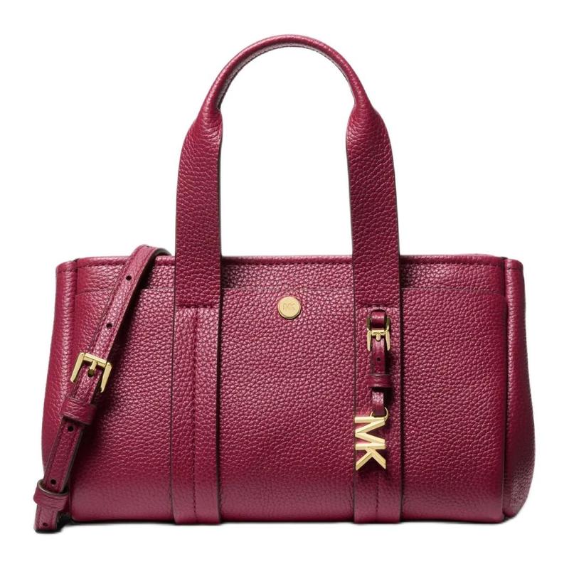 MICHAEL KORS ROMEE detachable shoulder strap cowhide shoulder crossbody handbag mini women's mulberry red