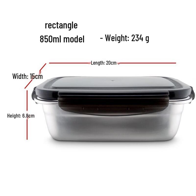 304 Stainless Steel Food Storage Container