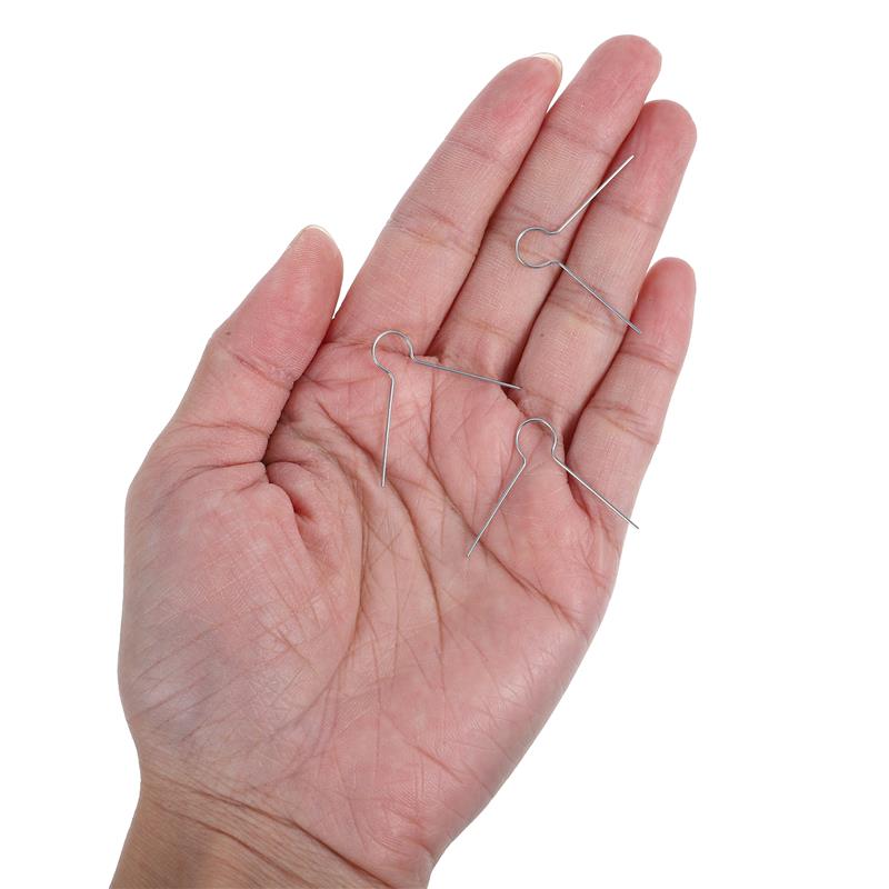 100 Stück V-förmige Eisen-Weihnachtskugel-Kappenhaken Anhänger Baumhaken Feiertagsdekoration Robuste Metall-Anhänger