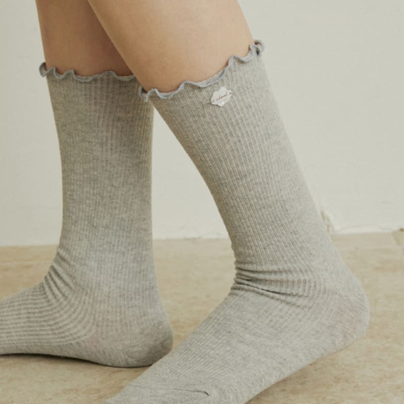 ADAUL Cloud Charm Long Lovely Socks - 3color