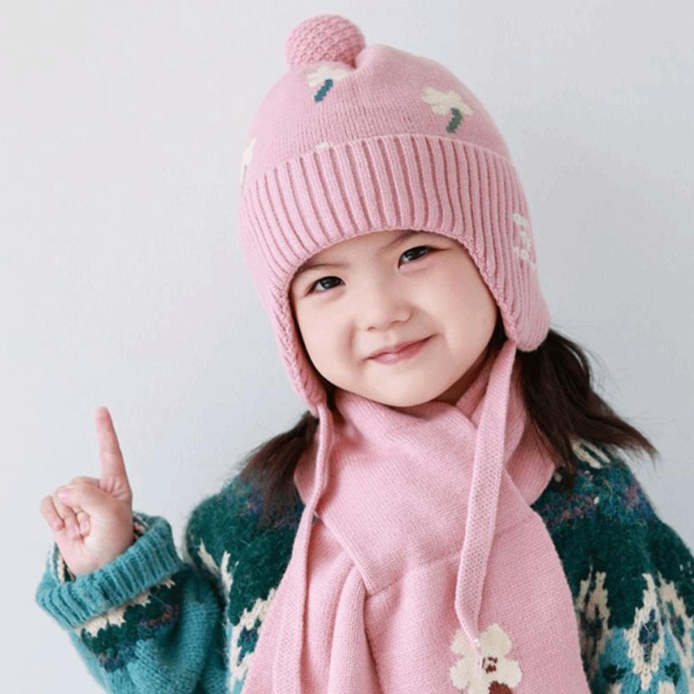 Chapeau d'hiver pour bébé au crochet coupe-vent doux pour enfants protège-oreilles saison hivernale
