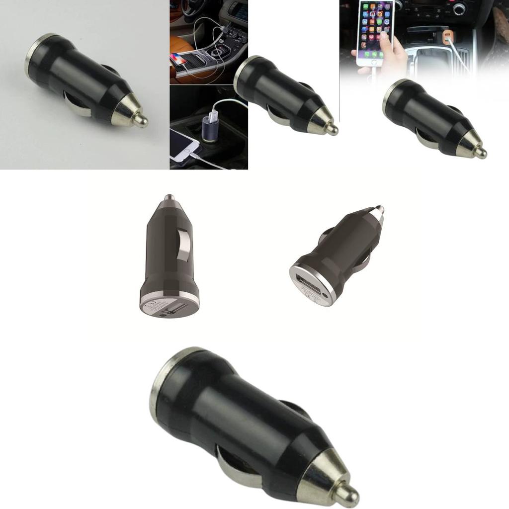 Universal Car Charger With Usb Bullets For Fast Charging And Mobile Devices