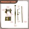 Violin Sound Post Tool Set Retriever Clip Measurer Column Setting Installation Repair