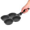 NonStick Aluminum 4Hole Pancake Omelet Eggs Pan Frying Pot Breakfast Maker Kitchen Utensil