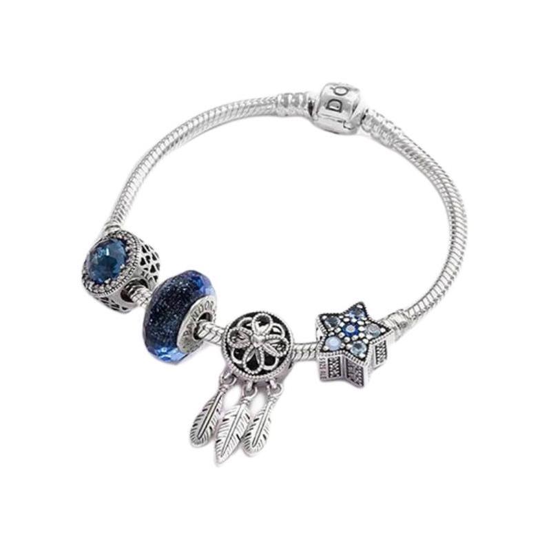 Pandora Fantasy Galaxy Suit 925 Silver Bracelet Women s Style ZT0141