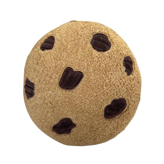 

28/45cm Plush Seat Cushion Lovely Simulation Biscuit Shape Fluffy Sofa Pillow Hip Protective PP Cotton Filling Home Office Chair S