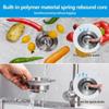 New Upgraded 3 In 1 Kitchen Sink Drain Strainer - Stopper Set Stainless Steel Kitchen Sink Stopper Up Anti-Clogging Sink Strain