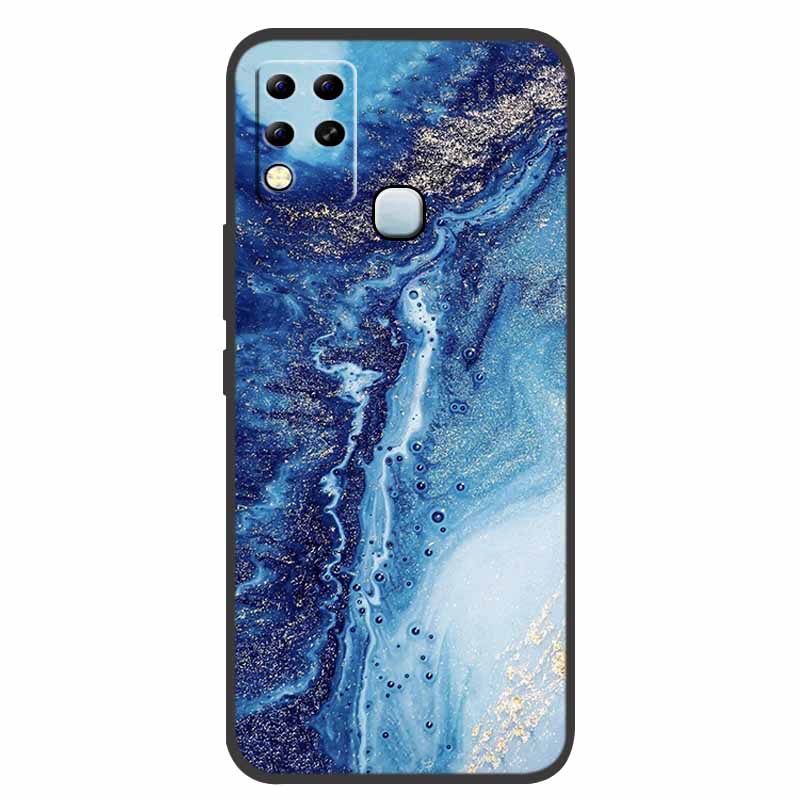 For Infinix Hot 11 G37 Case X689F Marble Silicone Protective TPU Soft Back Cover for Infinix Hot11 G37 128GB Funda Cartoon Coque