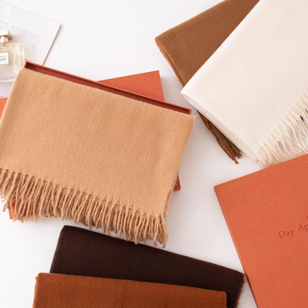 Cashmere Feel Scarf Autumn and Winter Korean Imitation Cashmere Girls High End Shawl Warm Scarf