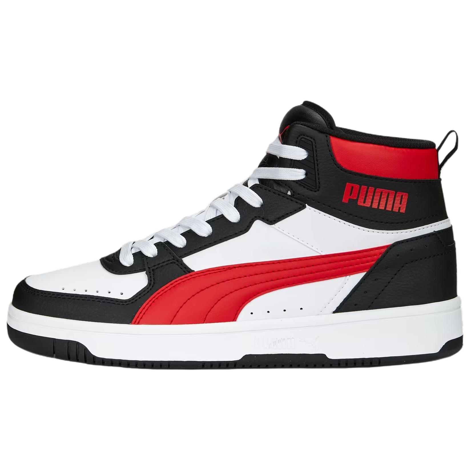 Puma Rebound Joy Trainers Comfortable Versatile Durable Support Mid-Top Sneakers Men sneakers White 374765-22 43