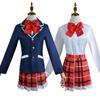 Anime Love Chunibyo Other Delusions Takanashi Rikka Dekomori Sanae Cosplay Costume Adult Woman Wig Skirts Halloween Uniform Suit