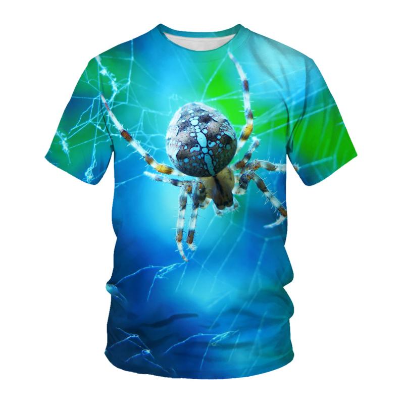 Osobnost Móda Houba Unisex Ležérní Tričko s Krátkým Rukávem Kulatý Výstřih Top Nový Zábavný HD 3d Potisk Letní Nadměrná Velikost Tričko