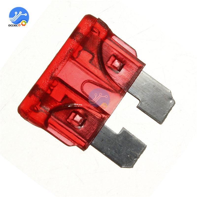12V Sigorta Tutucu Devreye Bağlama Adaptörü Mikro Mini Standart ATM APM Bıçaklı Otomatik Sigorta 10A Bıçaklı Sigorta Tutucu ile