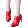 Fashion Autumn New Fashionable Pointed Short Boots Casual High Heels Simple Comfortable Versatile Sexy Ankle Short Boots