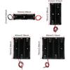 3pcs 18650 Battery Holder with Wire 3.7V,7.4V, 11.1V, 14.8V 18650 Battery Holder Box for Battery Storage Charging
