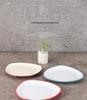 Melamine Porcelain Triangular Plate for Hot Pot & BBQ Restaurant Use
