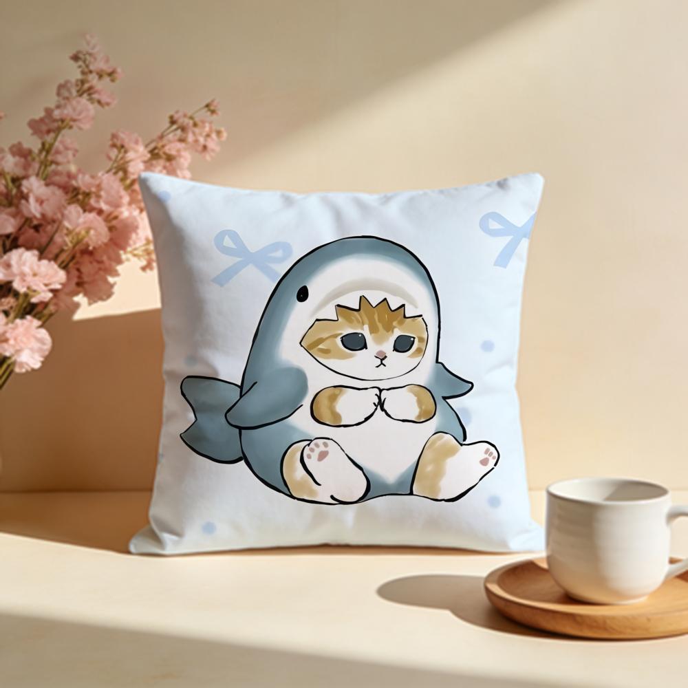 Popular MMofusanded Cushion Cover Stylish Washable Pillow Cover Ideal for Couch Bedroom Car Decoration