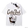 100 Cotton T Shirt Unisex Unisex Fashion Hip Hop T Shirts Cactus Jack Loose Short Sleeve Fans Gift Tops Unisex