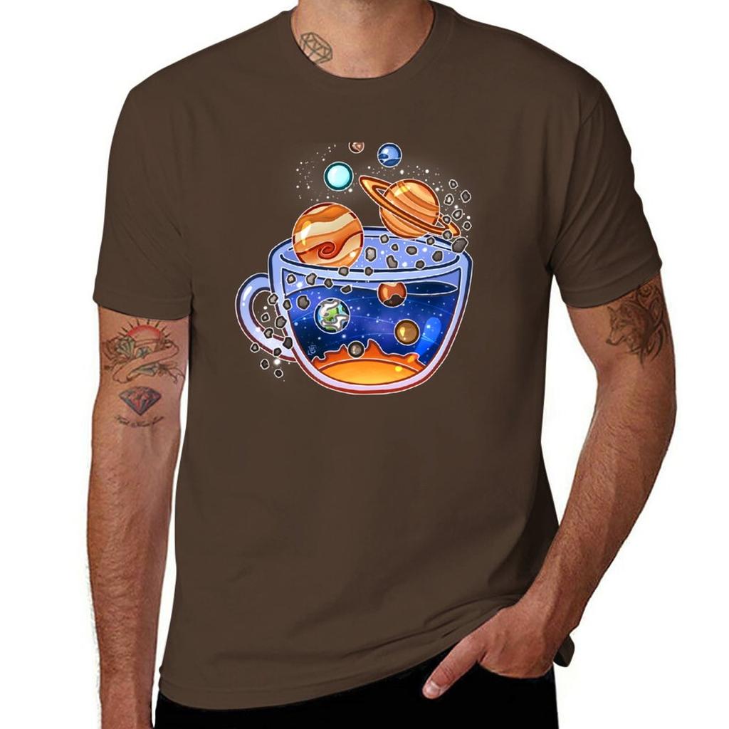 Solar System Tea TShirt kawaii clothes Blouse animal prinfor boys vintage clothes mens t shirt graphic