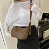 Fashionable Casual Shoulder Bag For Women 2023 Stylish Pu Leather Crossbody Bag With Polyester Lining