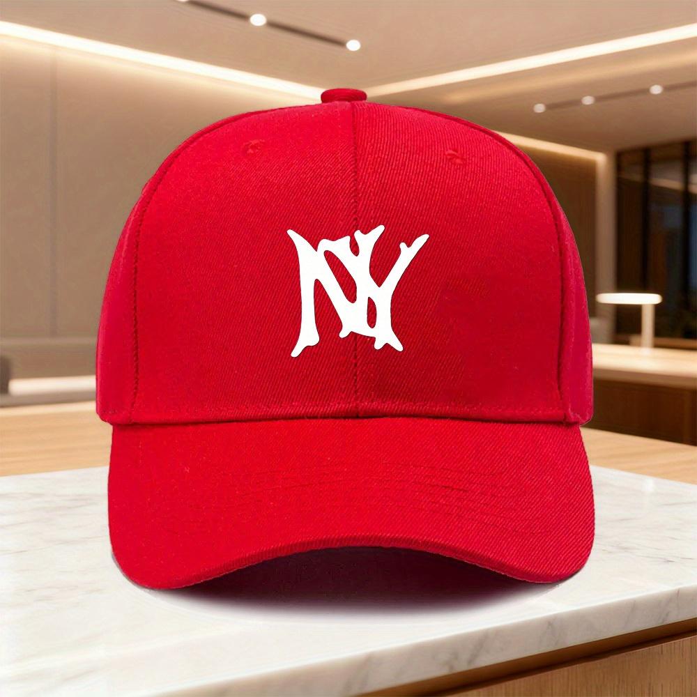 PC NY Print Snapback Baseballkappe Kompatibel für Männer Frauen NY Outdoor Hochzeitsmütze Handwaschbar WeihnachtenOsternth o