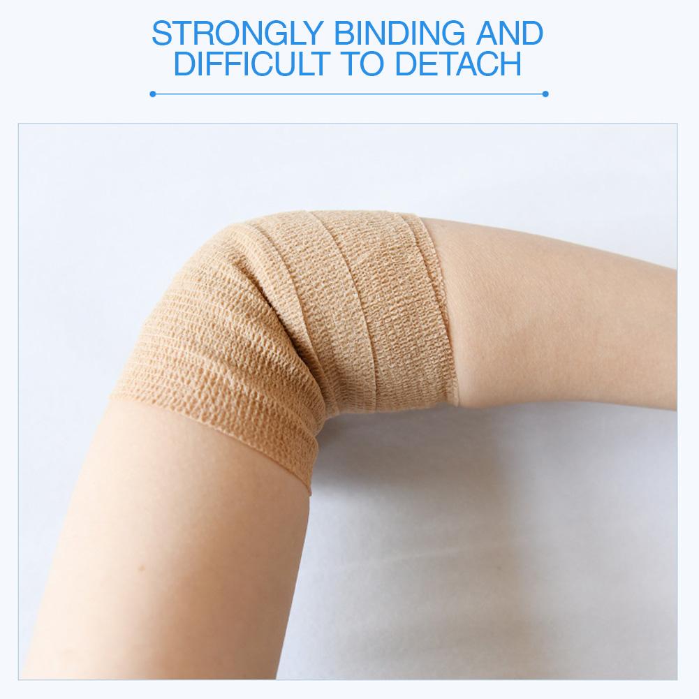 1Roll 450CM Self-Adhesive Elastic Bandage Sports Training Pressurized Breathable Fixation Auxiliary Bandage
